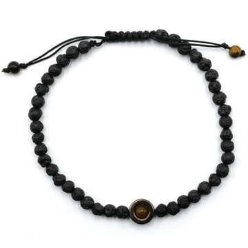Brățara Curajului cu Ochi de Tigru - Unisex